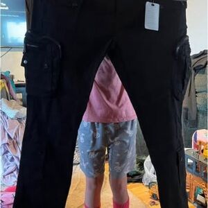 Men's Black Cargo Pants